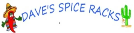 Dave's Spice Racks; Handcrafted wooden spice racks. Wall-hung, counter top, & custom made wood spice racks. Made in the USA.
