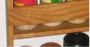Skilled craftsmanship applied to every spice rack. Dave the spice rack maker is devoted to his work.
